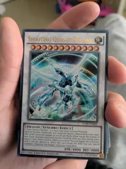 Yu-Gi-Oh Shooting Quasar Dragon Ultra Rare Limited Edition LC05-EN005 - Image 1