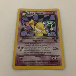 Pokemon Card Dark Hypno Holo Team Rocket 9/82 WOTC 2000 Vintage Rare - Image 3