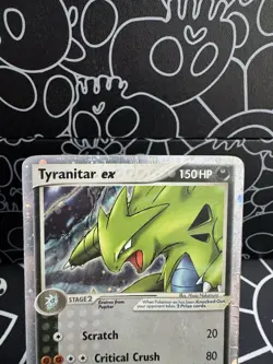 2004 Pokemon TCG Tyranitar EX 17/17 Holo Pop Series - Image 2