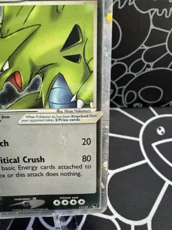 2004 Pokemon TCG Tyranitar EX 17/17 Holo Pop Series - Image 3