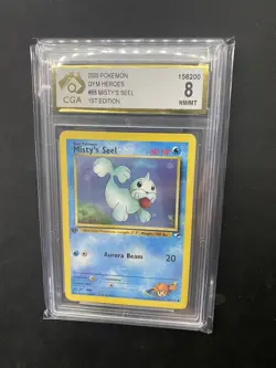 Pokemon Card - 1st Edition Misty's Seel Gym Heroes - 88/132 - NM CGA 8 - Image 1
