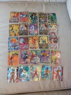 dragon ball super card Game foil Lot X25 - Image 1