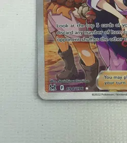 Miss Fortune Sisters (Full Art) 194/196 Lost Origin Ultra Rare Pokemon Card NM - Image 4