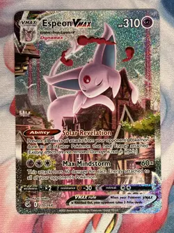 Espeon VMAX 270/264 Alternate Art Secret Rare 2021 Fusion Strike Pokemon Card NM - Image 1