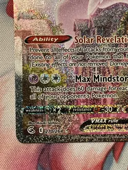 Espeon VMAX 270/264 Alternate Art Secret Rare 2021 Fusion Strike Pokemon Card NM - Image 5