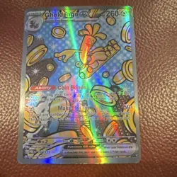 Pokemon Gholdengo ex 164/131 Special Illustration Rare Full Art Holo EX Card - Image 1