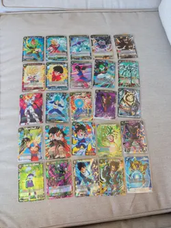 dragon ball super card Game foil Lot X25 - Image 1