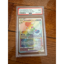 2022 POKEMON SWSH #175 FA/WHIMSICOTT VSTAR BRILLIANT STARS-SECRET MINT 9 - Image 3