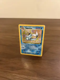 Pokemon TCG Vaporeon Holo Rare Card Jungle Set, MP Moderately Played, 12/64 - Image 4