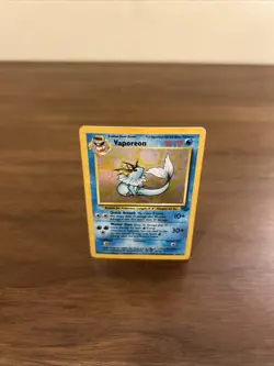 Pokemon TCG Vaporeon Holo Rare Card Jungle Set, MP Moderately Played, 12/64 - Image 5