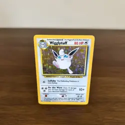 Pokemon TCG Wigglytuff 16/64 Holo Rare Unlimited Card Jungle 1999 MP - Image 1