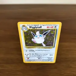 Pokemon TCG Wigglytuff 16/64 Holo Rare Unlimited Card Jungle 1999 MP - Image 2