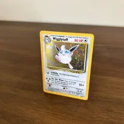 Pokemon TCG Wigglytuff 16/64 Holo Rare Unlimited Card Jungle 1999 MP - Image 4