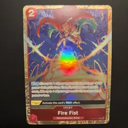 Fire Fist OP03-018 Alt Art Pillars Of Strength One Piece Card Game English *NM* - Image 1