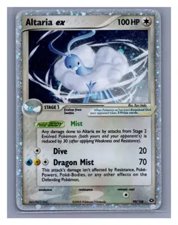 Altaria ex #90/106 Emerald Pokemon Trading Card TCG Nintendo 2005 - Image 1