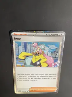 Iono 185/193 Tournament Collection Cosmos Holo Promo Stamped Pokemon Card - Image 2