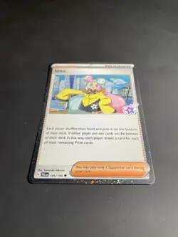Iono 185/193 Tournament Collection Cosmos Holo Promo Stamped Pokemon Card - Image 3