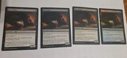 MTG Dominaria Rat Colony Card #101 LP+ Regular Common Set of 4 And 1 Foil - Image 1