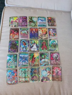 dragon ball super card Game foil Lot X25 - Image 1