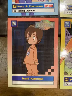 4 Vintage Digimon Cards Episode Cards 1999 - Image 2