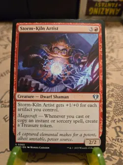 MTG Storm-Kiln Artist Commander Masters Regular Uncommon NM - Image 1