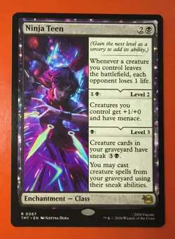MTG, NINJA TEEN, 0067, RARE, NM, TMT, REGULAR. FINISH, UNPLAYED - Image 1