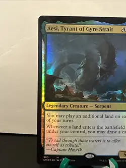 Aesi, Tyrant of Gyre Strait Commander Legends Foil - Image 2