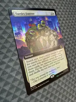 MTG Turtles Forever #0261 Foil Extended Art R Teenage Mutant Ninja Turtles (TMT) - Image 2