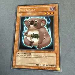 Des Koala MFC-077 YUGIOH 1st Edition/Played/Vintage - Image 1