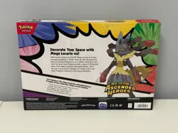Pokemon Ascended Heroes Premium Poster Collection Mega Lucario ENG NEU OVP - Image 2
