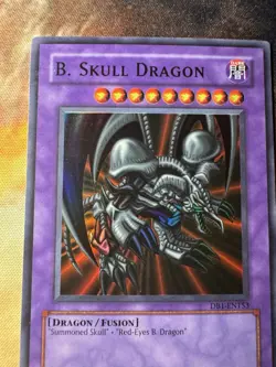 B. Skull Dragon DB1-EN153 Yugioh TCG Super Rare Holo Unlimited NM - Image 3
