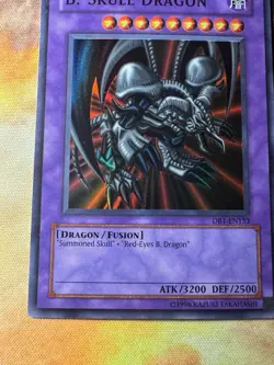 B. Skull Dragon DB1-EN153 Yugioh TCG Super Rare Holo Unlimited NM - Image 4