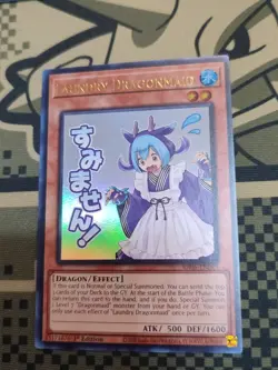 RA05-EN095 Laundry Dragonmaid Variant Art Ultra Rare 1st Ed YuGiOh - Image 1