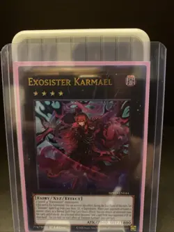 Yugioh! 1x Exosister Karmael BPRO-EN044 Ultra Rare 1st Ed NM - Image 1