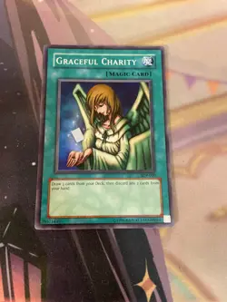 YUGIOH - GRACEFUL CHARITY - SUPER RARE - SDP - UNLIMITED - LP - Image 1