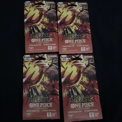 One Piece The Best Vol. 2 Premium Booster PRB-02 Sleeved Booster Pack (LOT OF 4) - Image 1