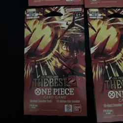 One Piece The Best Vol. 2 Premium Booster PRB-02 Sleeved Booster Pack (LOT OF 4) - Image 3