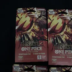 One Piece The Best Vol. 2 Premium Booster PRB-02 Sleeved Booster Pack (LOT OF 4) - Image 4