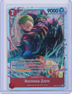One Piece Roronoa Zoro EB04-007 SR ENGLISH OP15/NM - Image 1