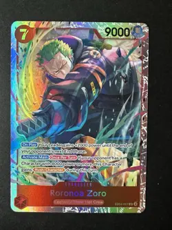 One Piece Roronoa Zoro EB04-007 SR ENGLISH OP15/NM - Image 1