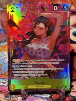 VIOLA - One Piece EB01-052 - AA Alt Art Super Rare SR - Memorial Collection - Image 1