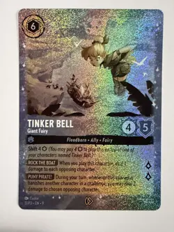 Disney Lorcana Tinker Bell Giant Fairy Promo 11 Holofoil NM - Image 1