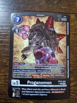 Digimon Card Game Proganomon EX10-032 C Sinister Order LIMITED FOIL - Image 1