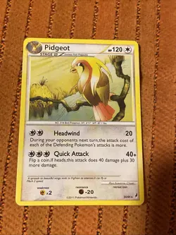 Pidgeot 30/95 Call of Legends Regular Pokemon Card Moderately Played MP - Image 1