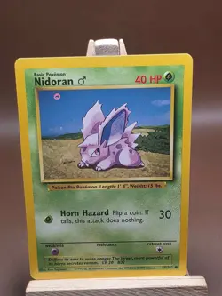 MP Red Dot Error NIDORAN - 55/102 - Base Set - Pokemon Card - Image 1