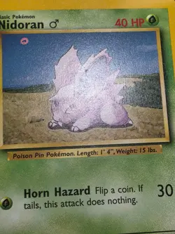 MP Red Dot Error NIDORAN - 55/102 - Base Set - Pokemon Card - Image 4