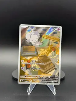 Pokemon TCG Espurr Rare Full Art Holo Card 095/088 English Perfect Order - Image 1