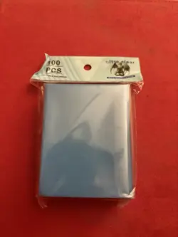 100 Clear Ultra Clear Card Sleeves Collectible Game Protectors - Image 1