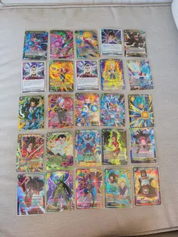 dragon ball super card Game foil Lot X25 - Image 1