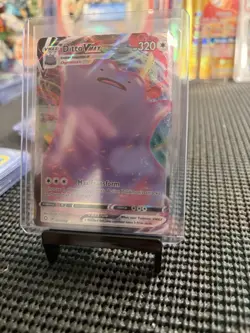 Pokemon TCG Ditto VMAX Shining Fates Holo Ultra Rare Card 051/072 - Image 1